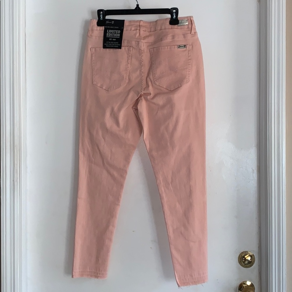 Seven 7 mid rise ankle jeans coral orange 8 12 14